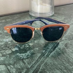 Ray Ban 3016-M Clubmaster Unisex Sunglasses